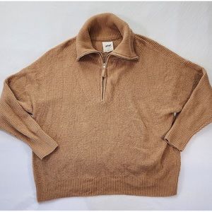 aerie zip up sweater